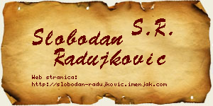 Slobodan Radujković vizit kartica